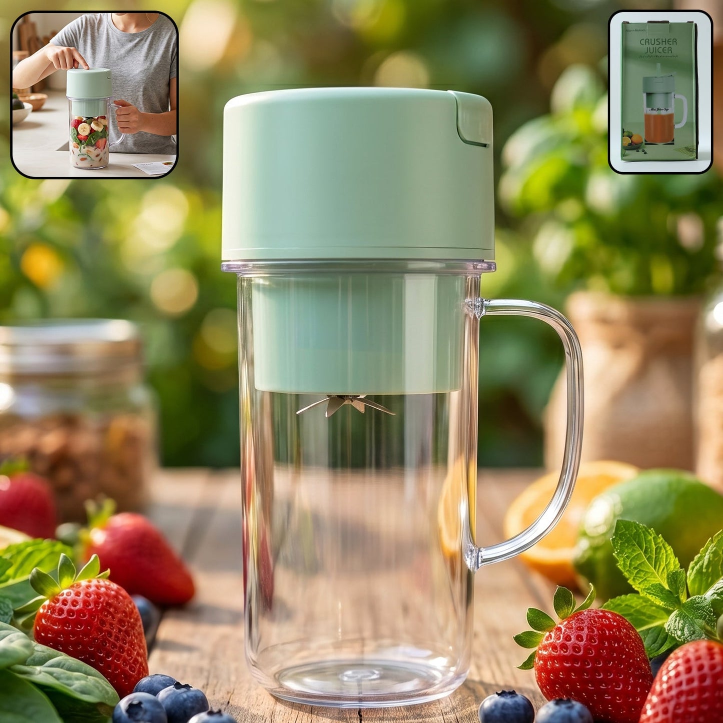 Lemon juicer portable electric blender 340 ML