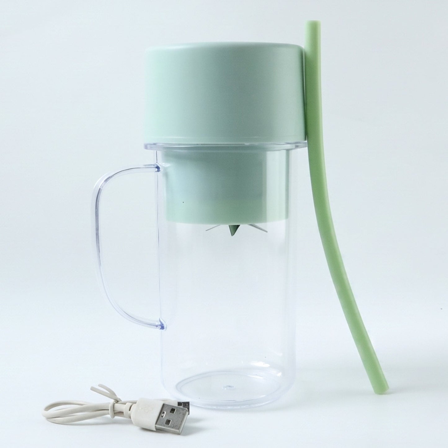 Detachable cup and motor base of the lemon juicer