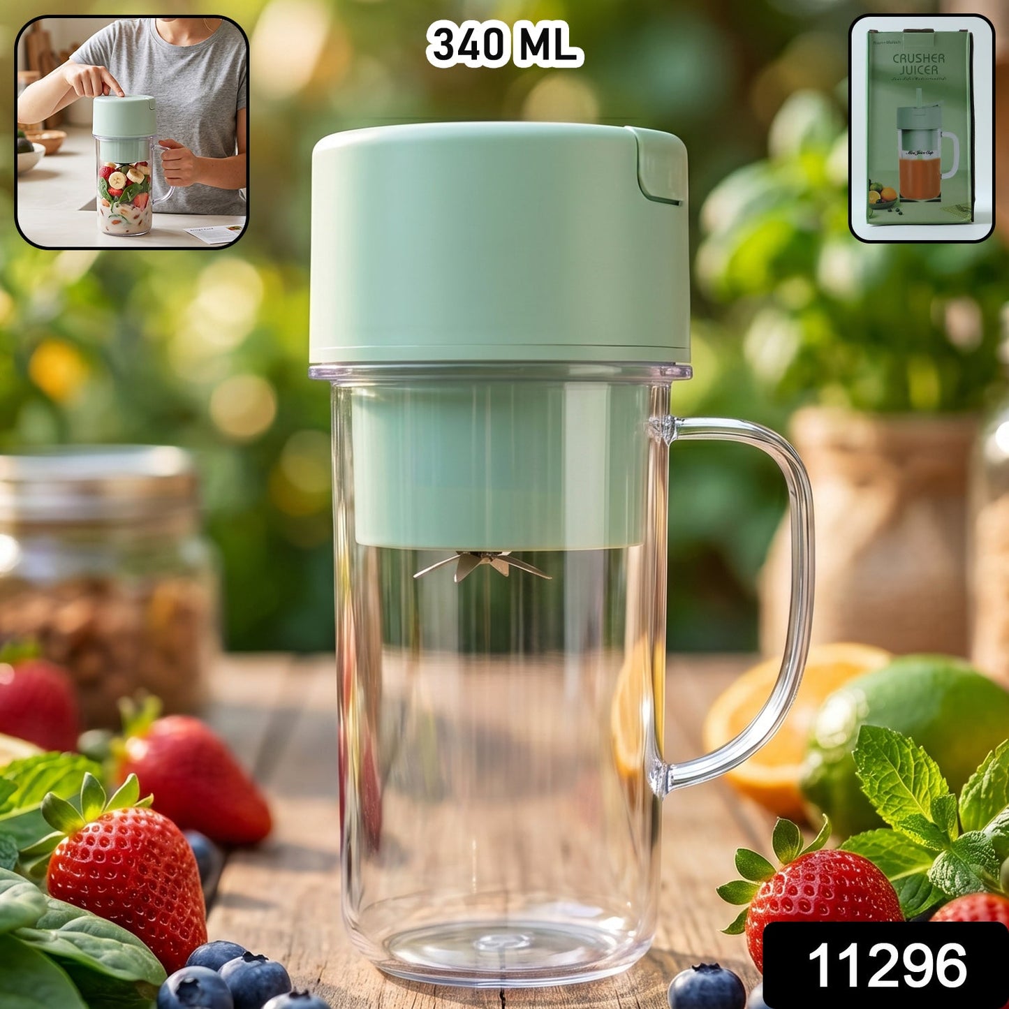 Rechargeable lemon juicer blending citrus drink
