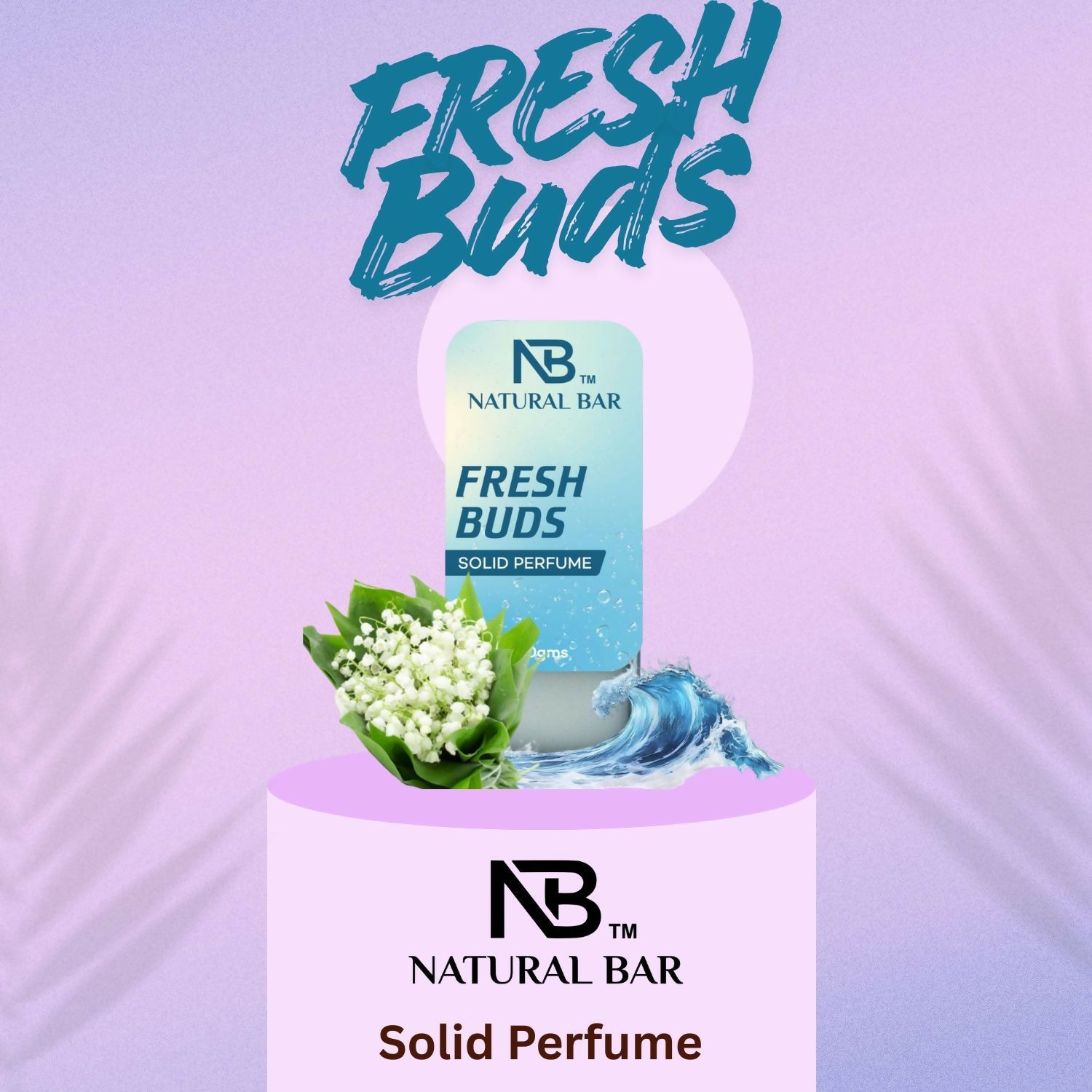 Millennium And Fresh Buds Solid Perfume Combo, Alcohol Free Cologne Strong & Lasting Fragrance, Gifting for Him & Her (10gms/2Pc)