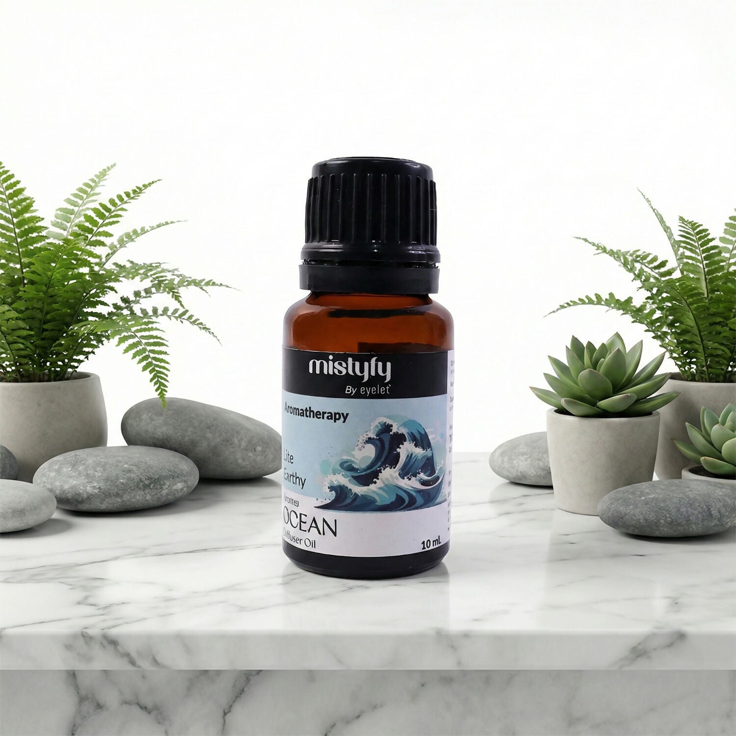 Eyelet Aromatherapy Ocean Diffuser Oil Lite Earthy Fresh Aroma Oil (10Ml)