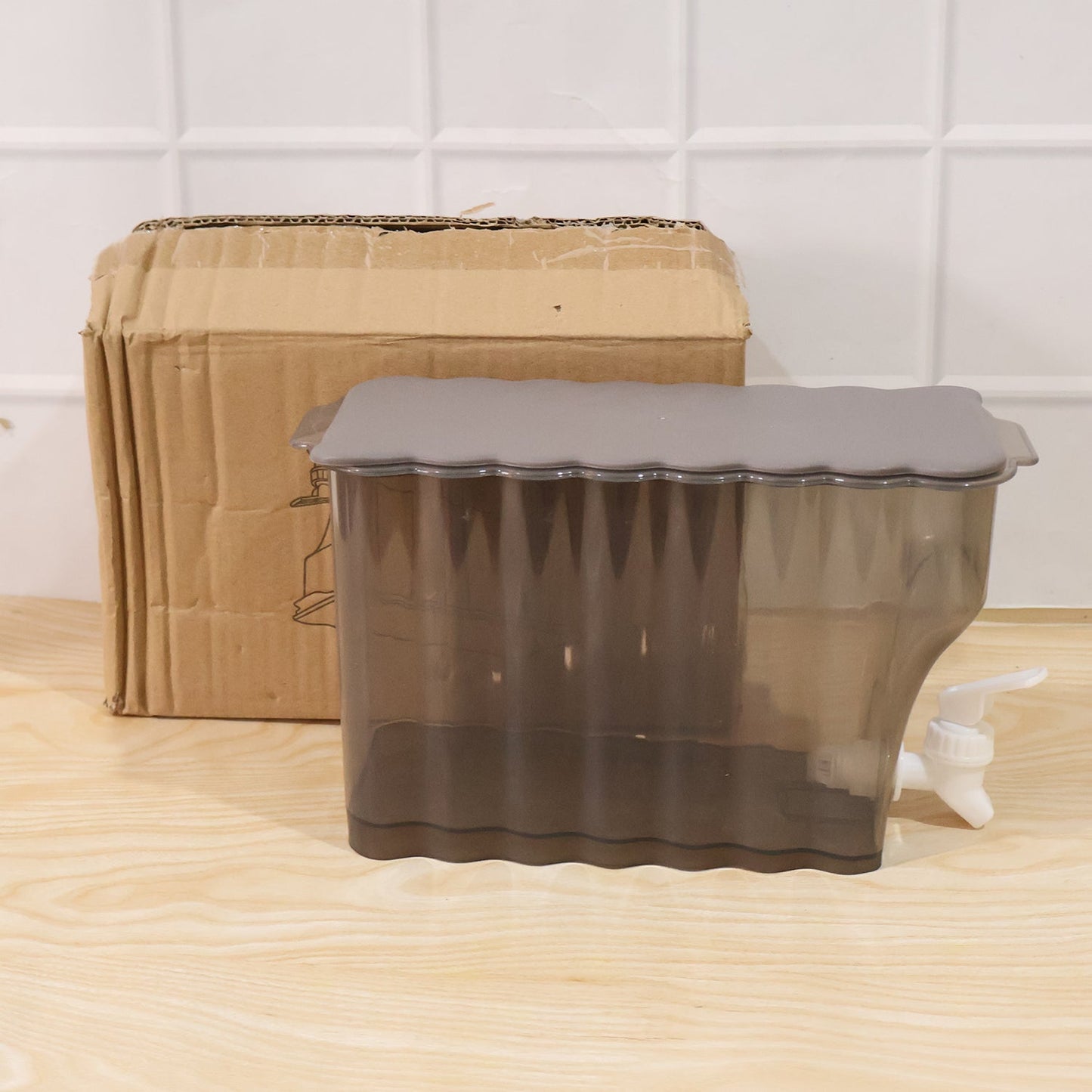 Water Jug with Tap Dispenser – 3.6 Litre Compact Plastic Design
