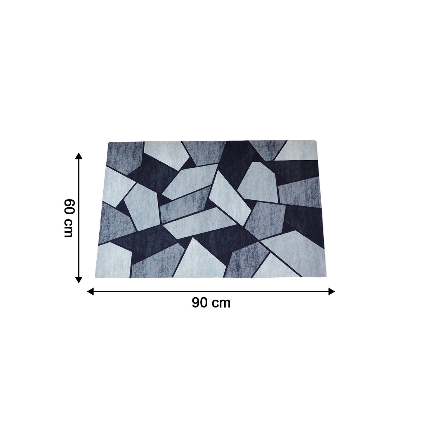 Decorative geometric floor mat for stylish home decor