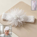 Cute Soft Elastic Floral Baby Headband Stylish Stretchable Hair Band (1 Pc)