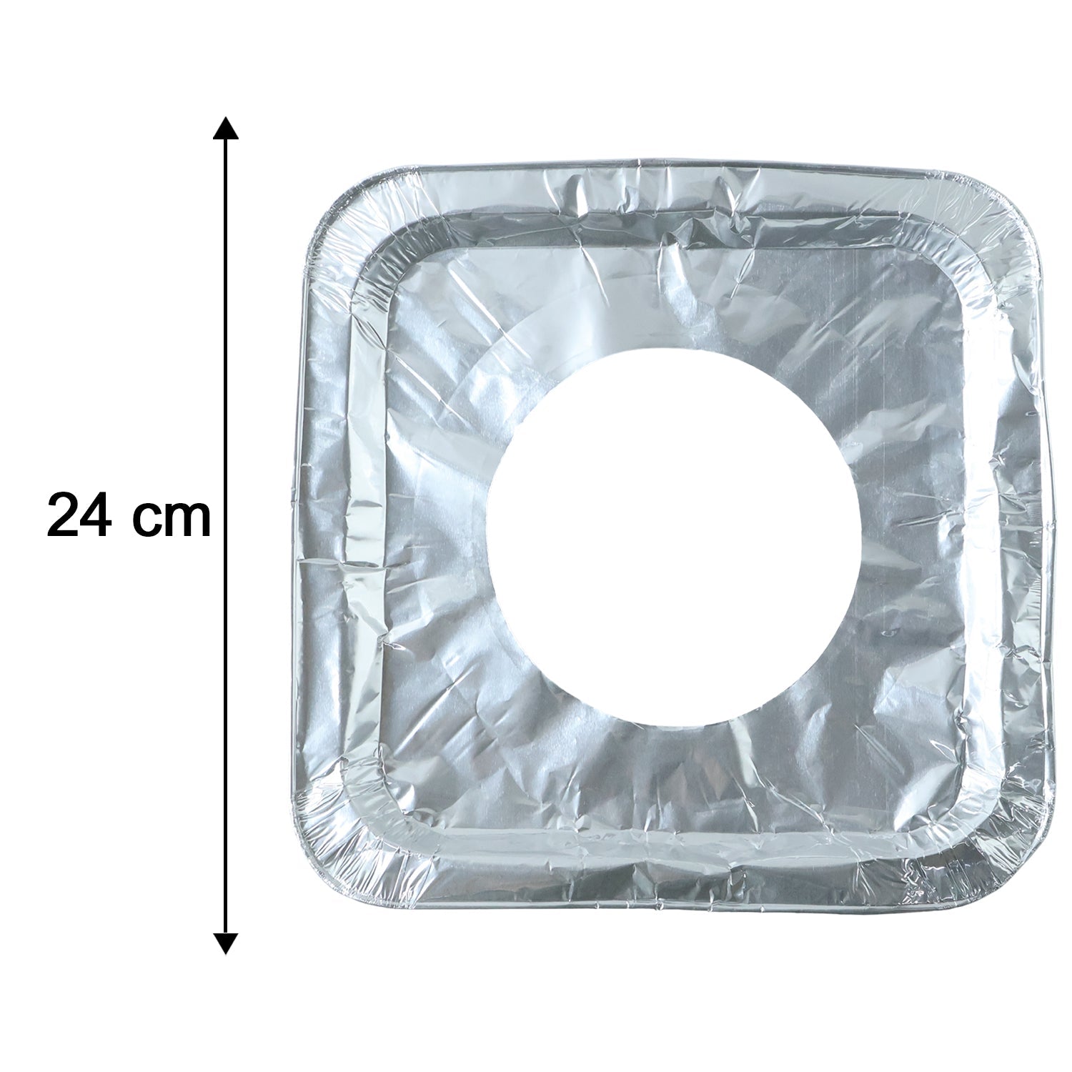 Size detail illustration of aluminium gas stove protector covers