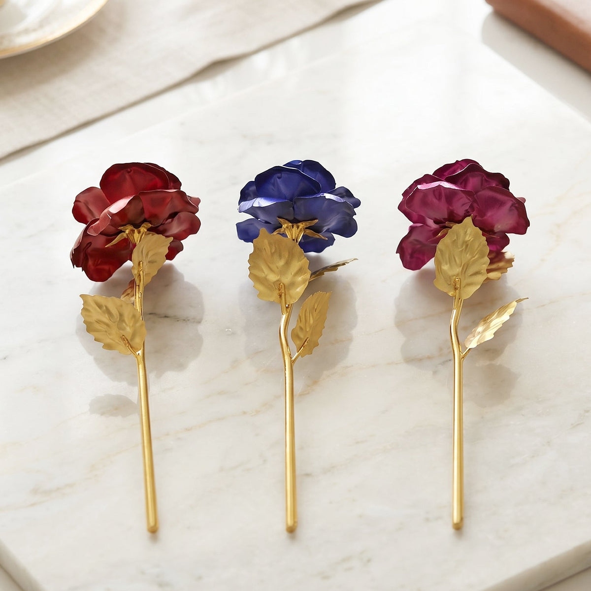 Thoughtful Mix Color Rose Set presented as a perfect gift for any special occasion.