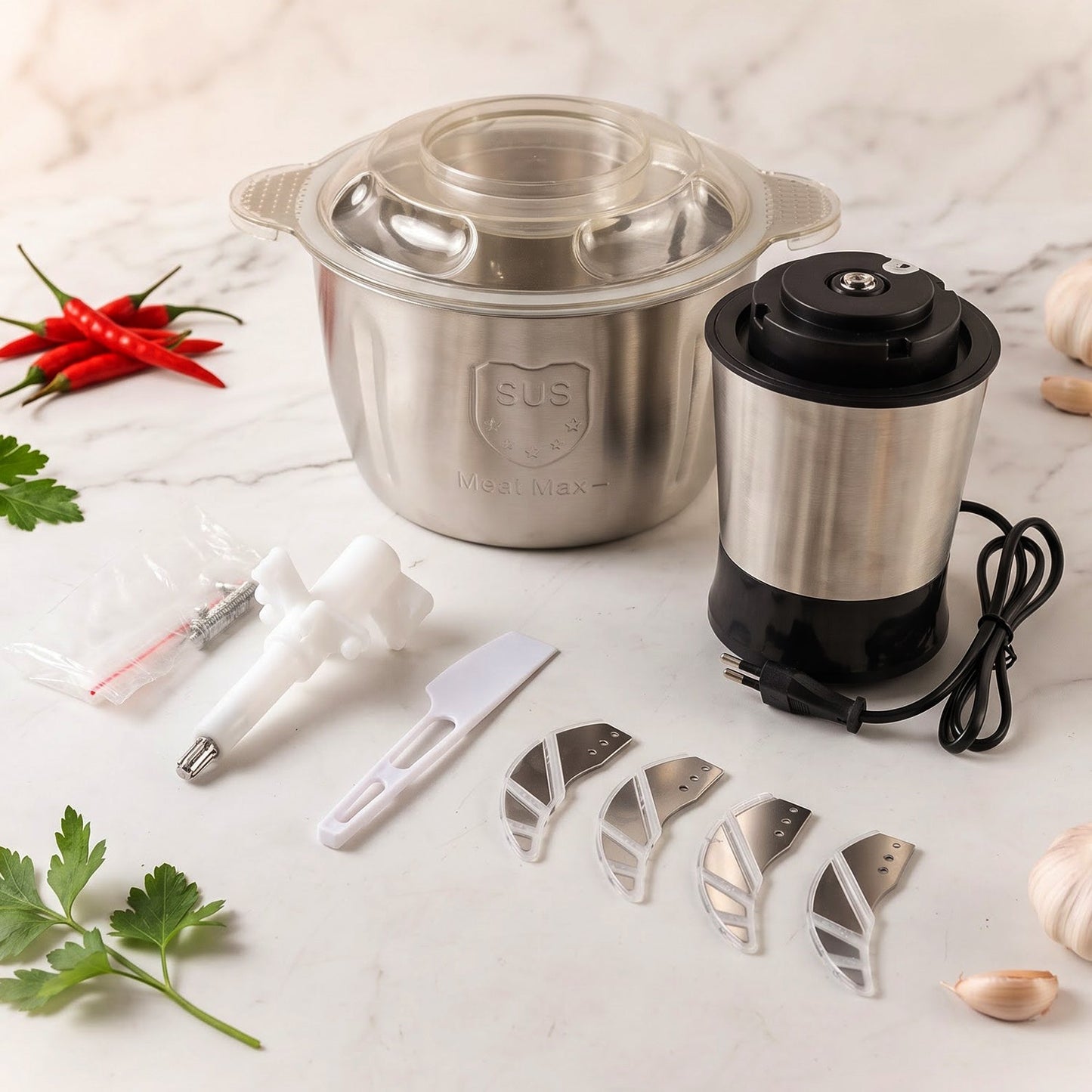 Electric Food Processor – 2 Litre Capacity for Easy Cooking