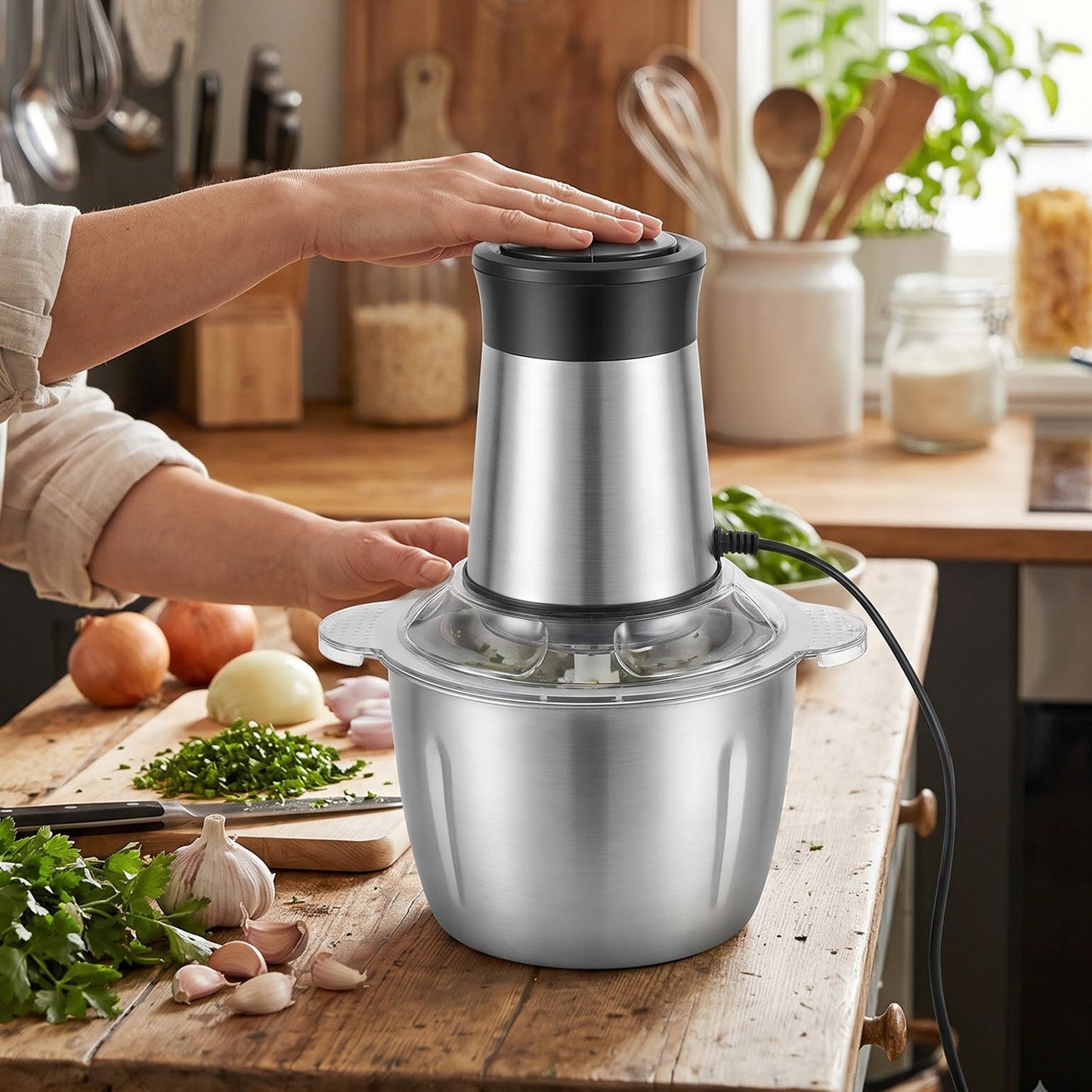 Electric Food Processor – 2 Litre Capacity for Easy Cooking