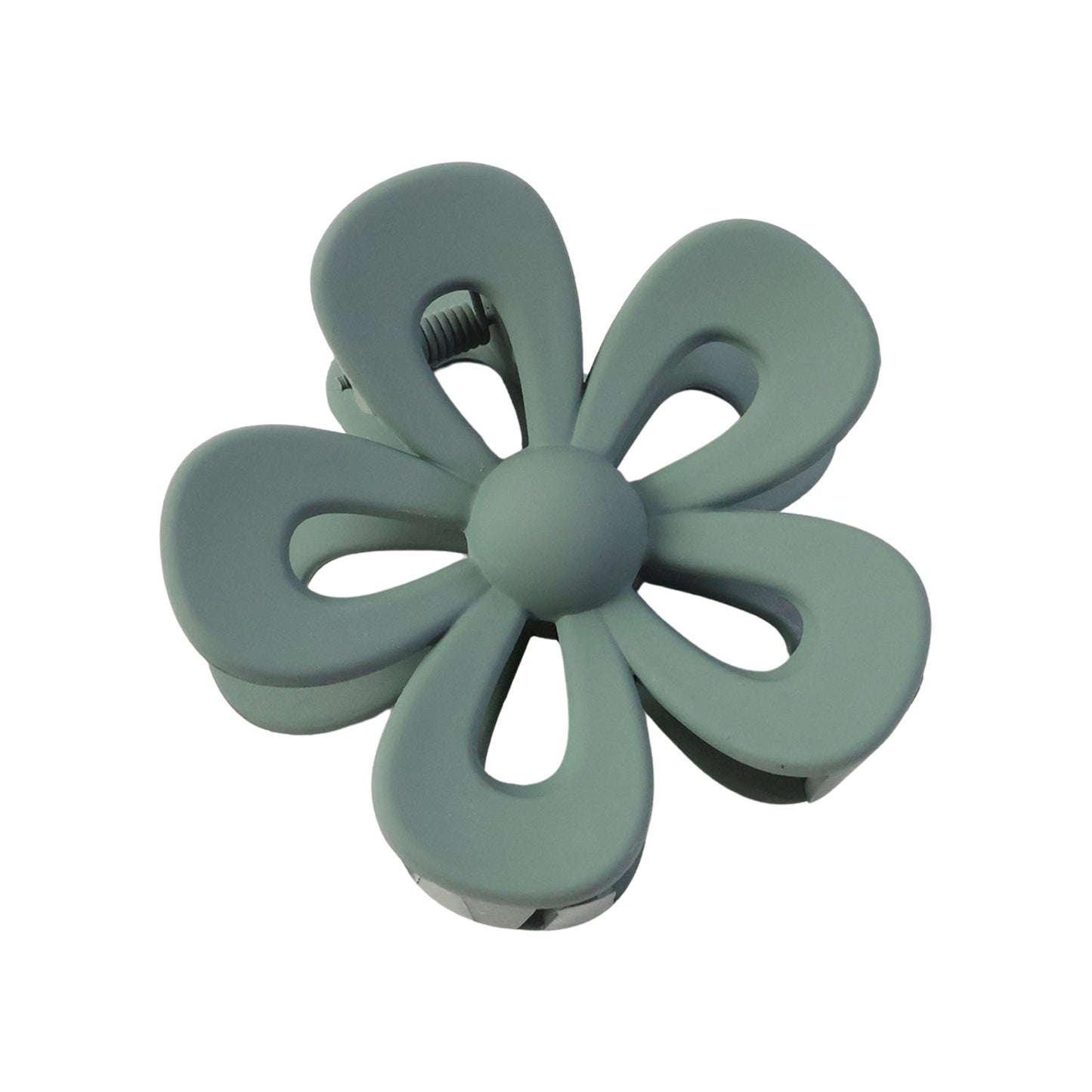 Hair clutch clip with a floral pattern for stylish hair securement