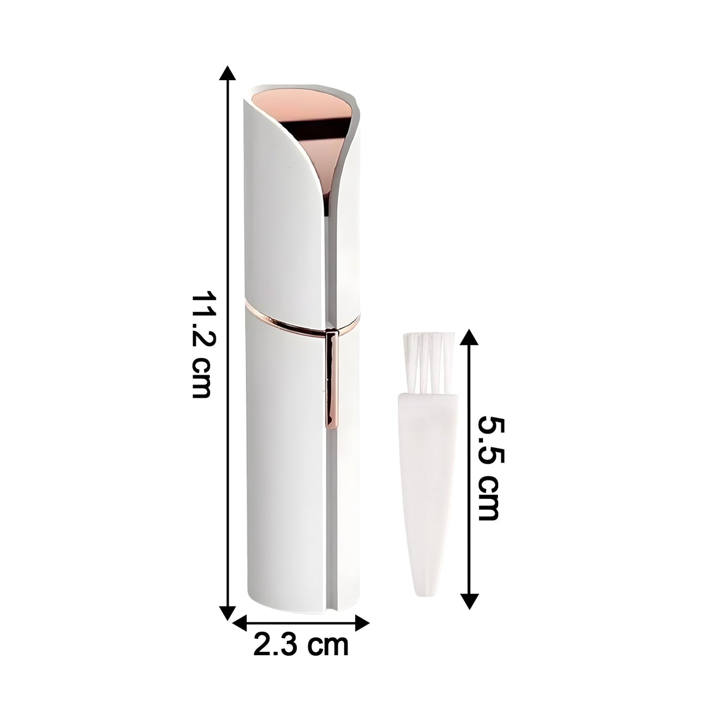 Compact electric face hair trimmer for women’s delicate areas