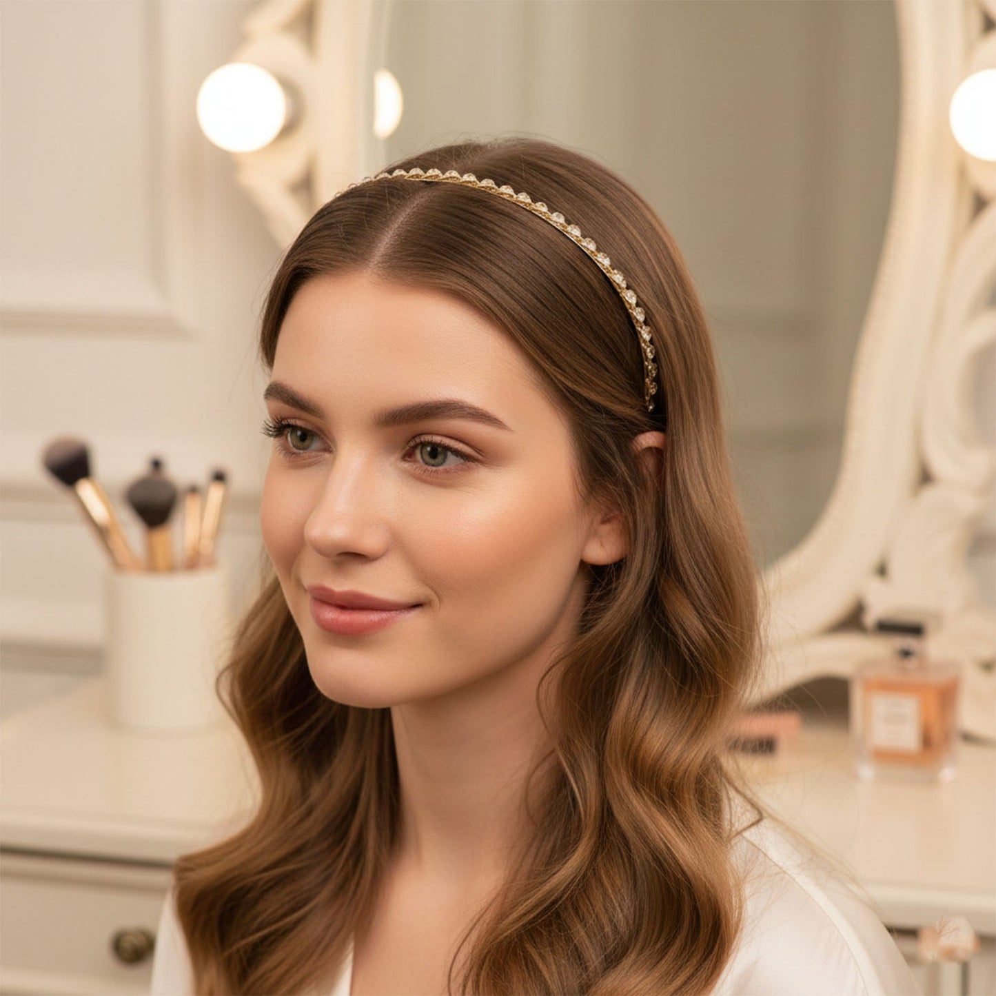 Sparkling crystal hair accessory ideal for party wear