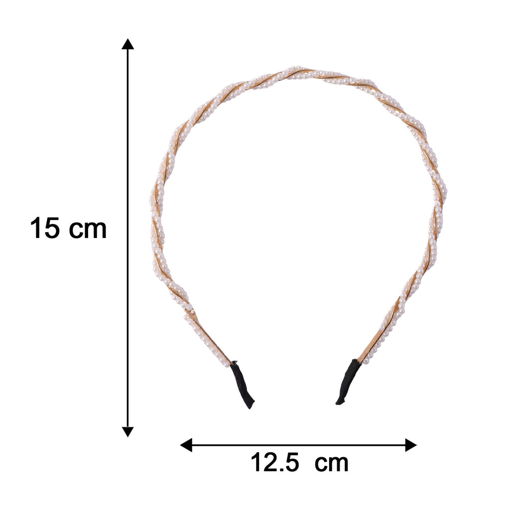 Elegant Pearl Design Hairband (1 Pc)