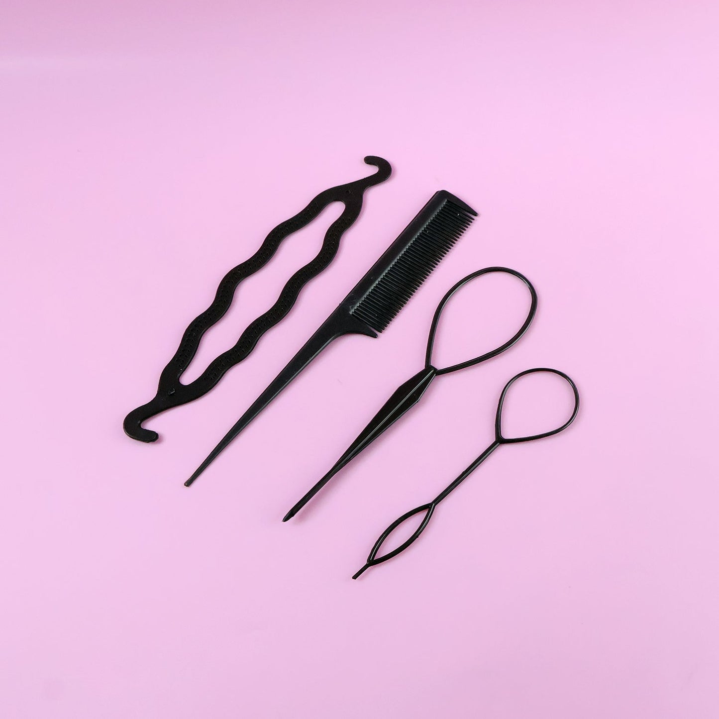 Hair styling accessory set for DIY hairdos