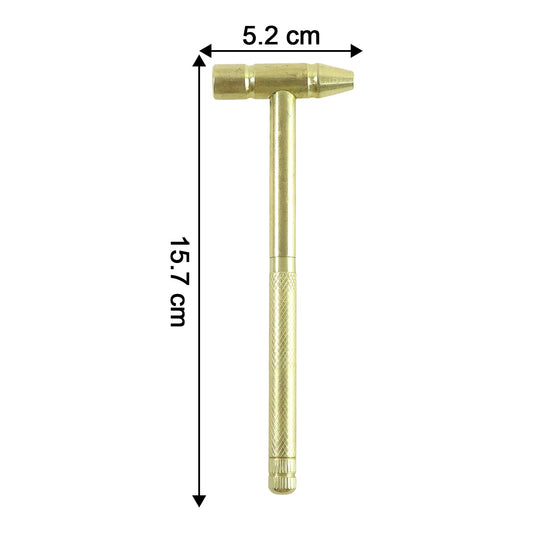 5-in-1 small hammer with interchangeable screwdriver tips for versatile home repairs