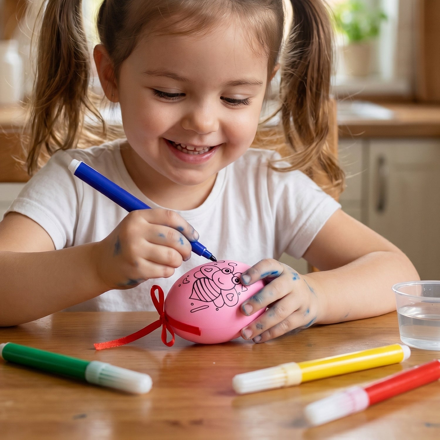 DIY decorative egg painting kit for children’s arts and crafts
