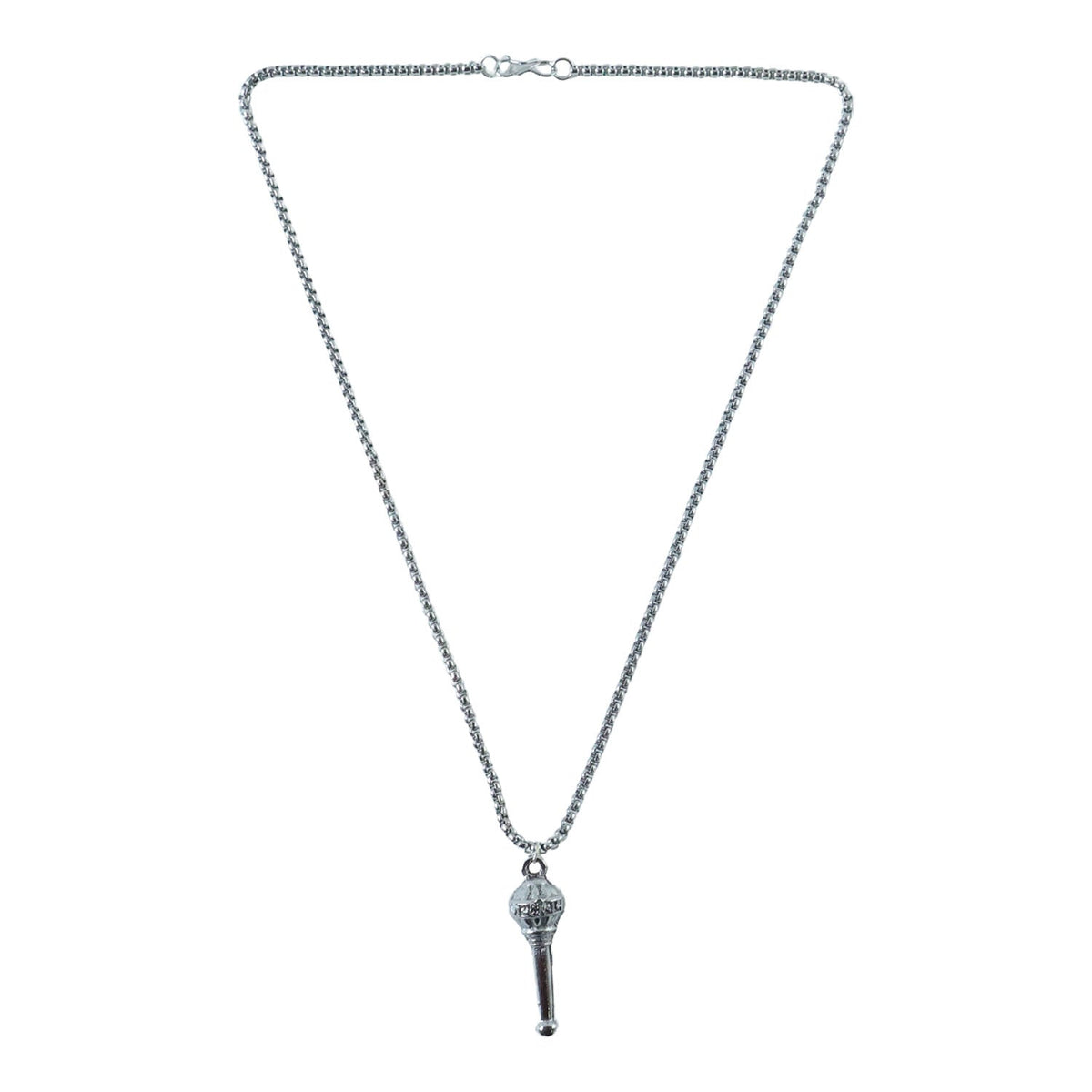 Side view of the Hanuman Gada Pendant, emphasizing premium craftsmanship.