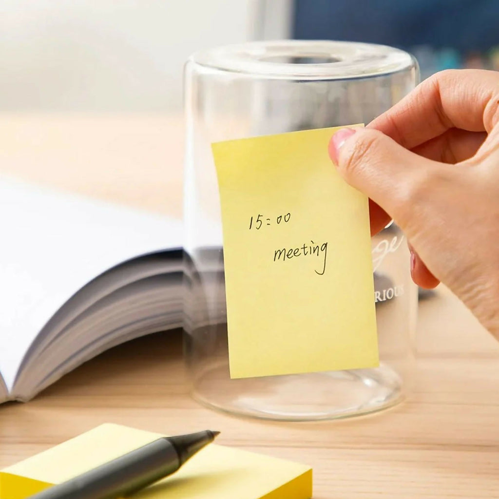 Self Yello  Sticky Note Pad 2 x 3 Inch Paf Daily Reminder & Quick Notes Pad (80Sheets,Pack Of 6)