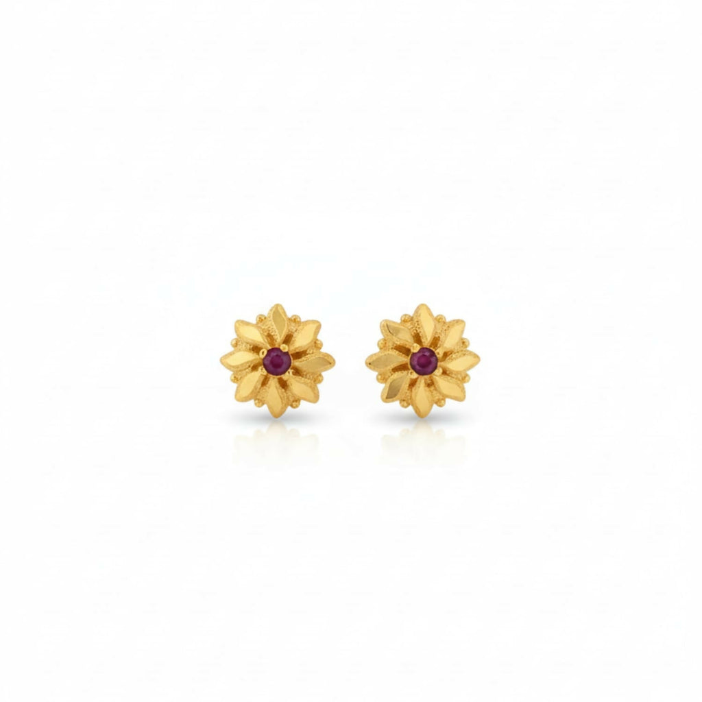 Lightweight Golden Jhumki Earrings | Daily & Occasion Wear