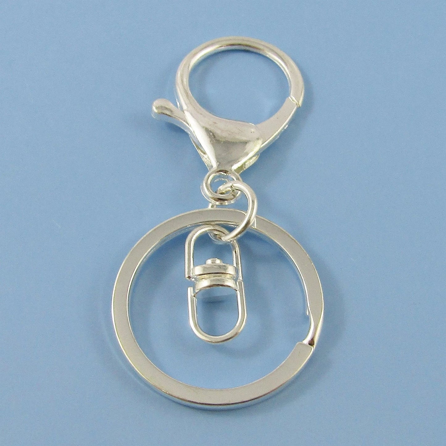 Secure key ring with silicone wrist strap