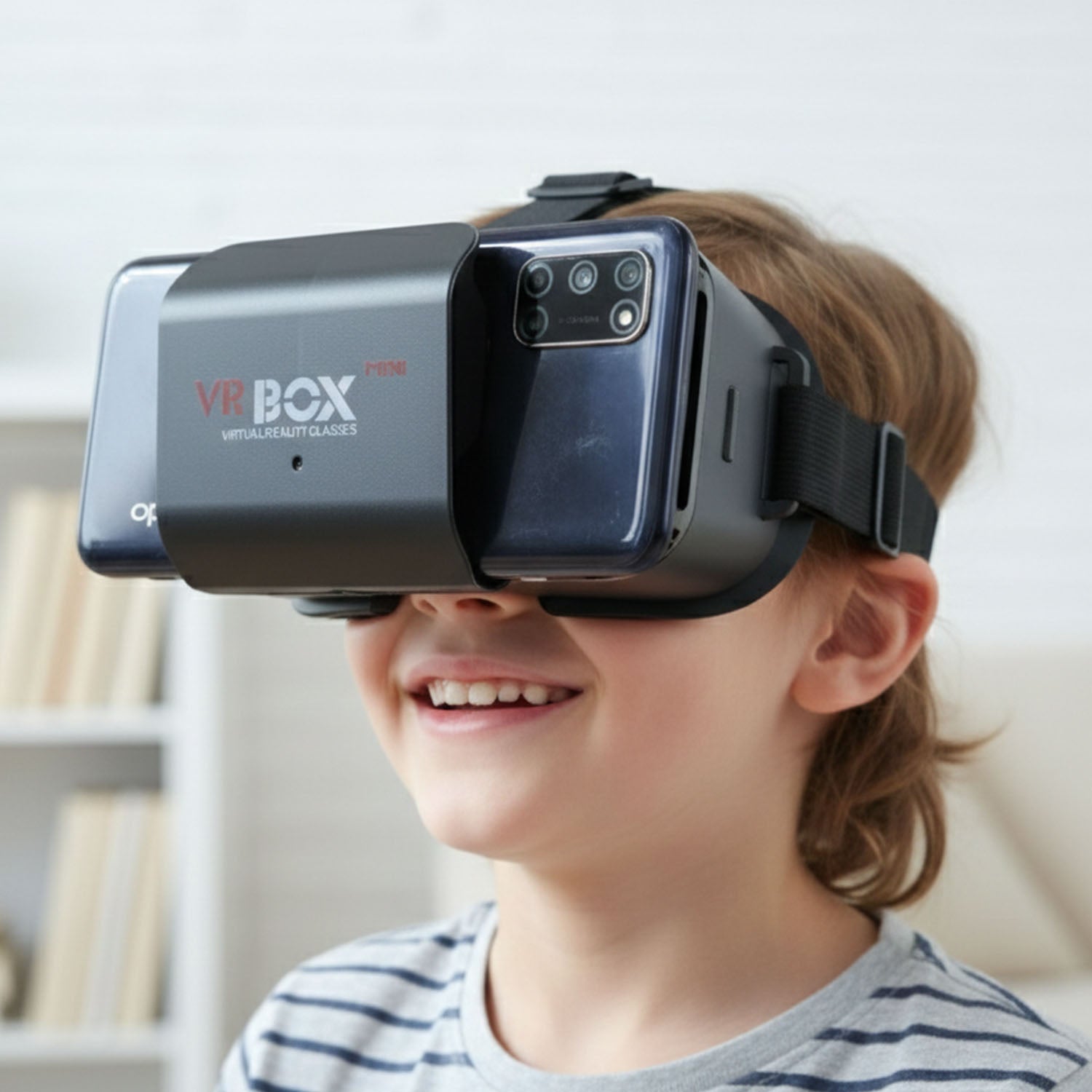 3D VR glasses style VR Box headset for smartphone VR gaming and videos