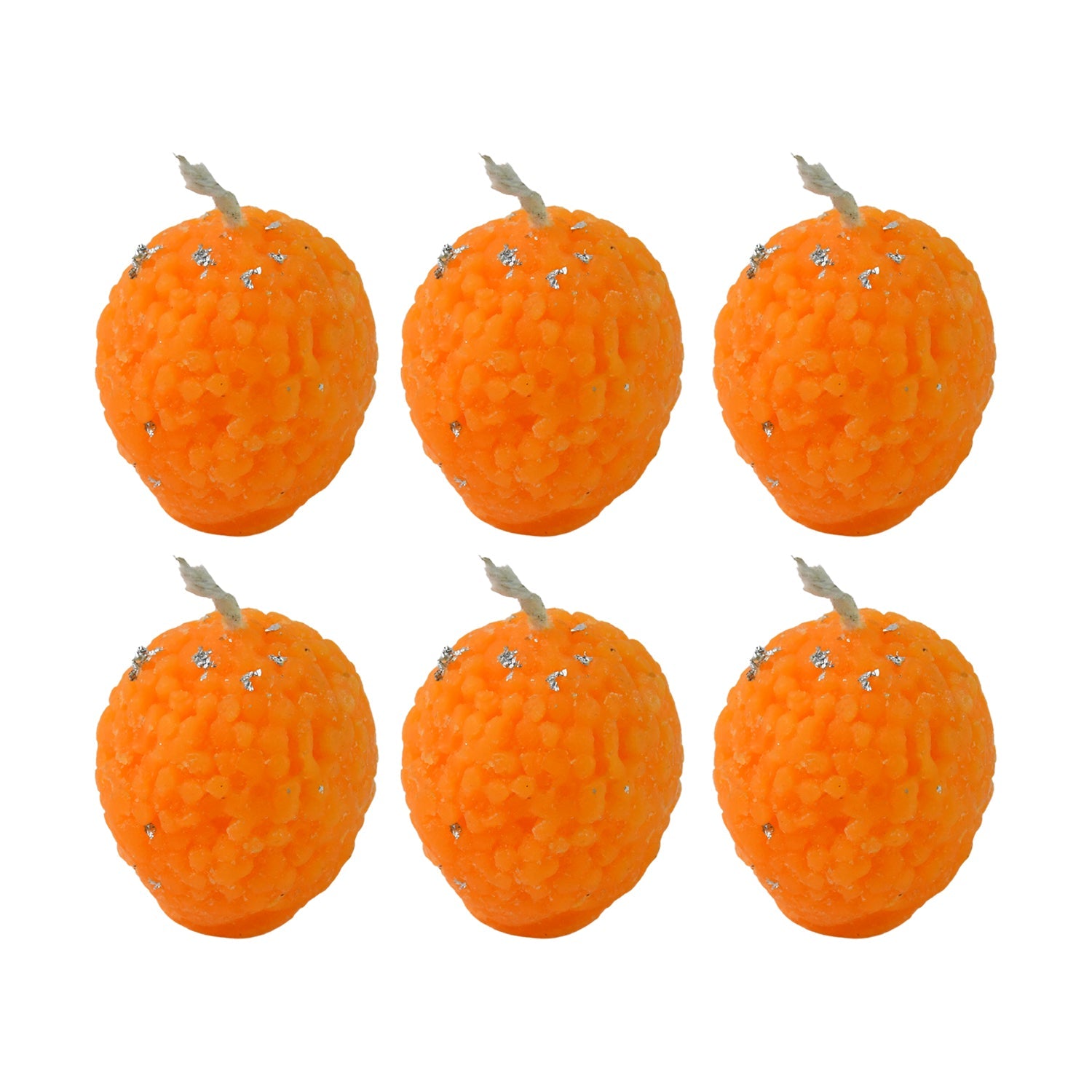 Decorative laddu-style wax candles perfect for Diwali and festive home decor