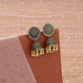 Traditional Gold Finish Jhumka Earrings