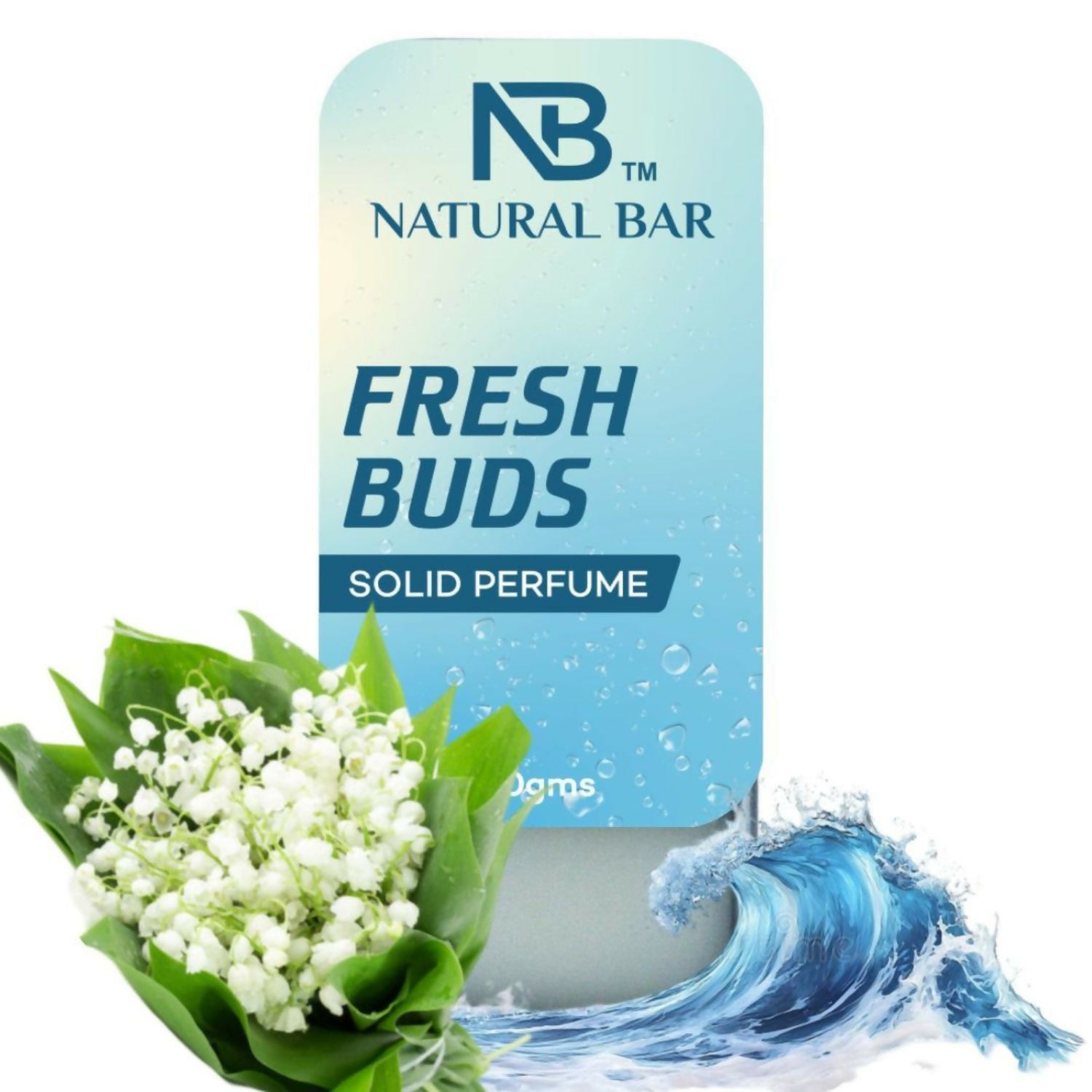 Fresh Buds Solid Perfume, Alcohol Free Long Lasting Fragrance for Male and Female (10gms)