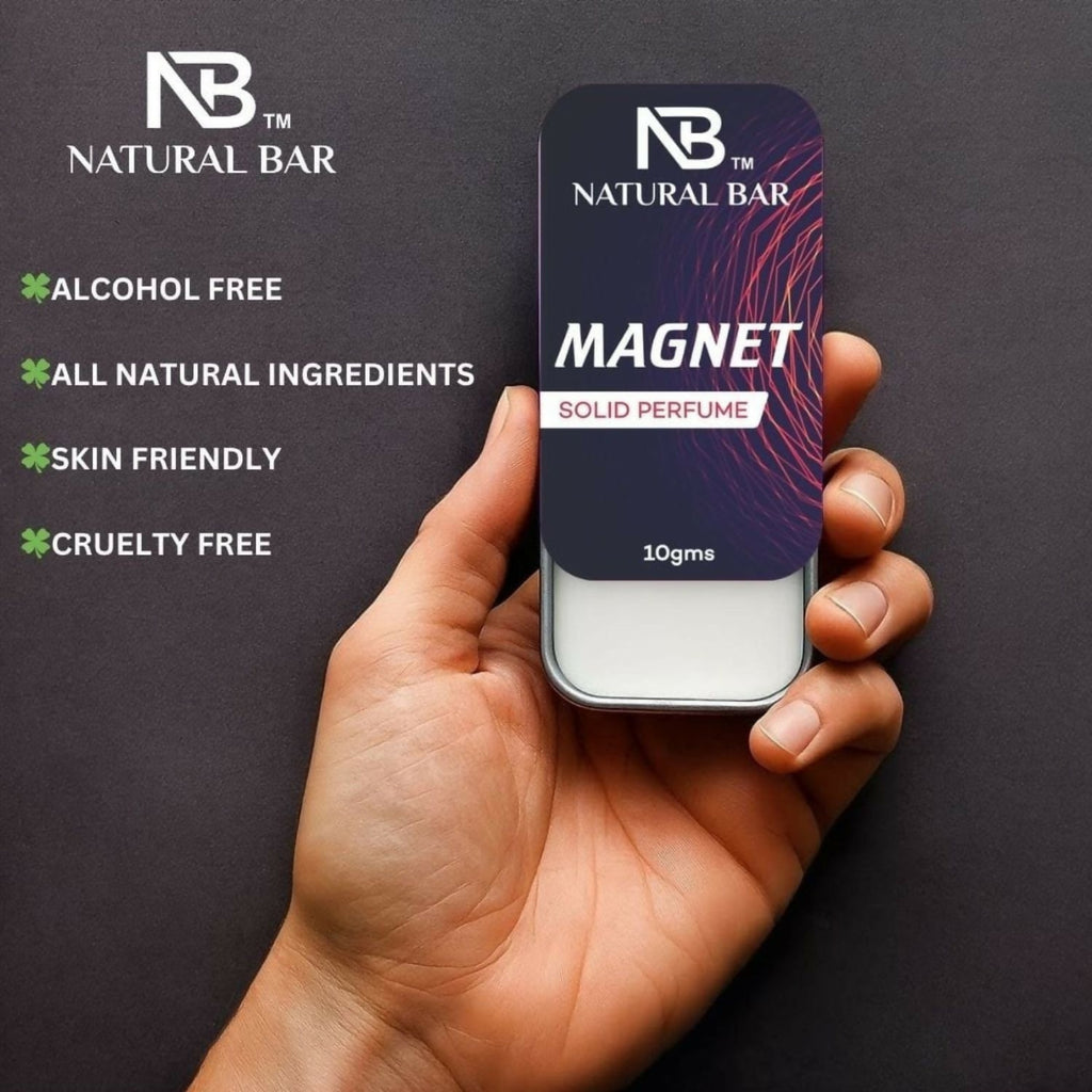 Magnet Solid Perfume, Alcohol Free Long Lasting Fragrance for Male and Female (10gms)