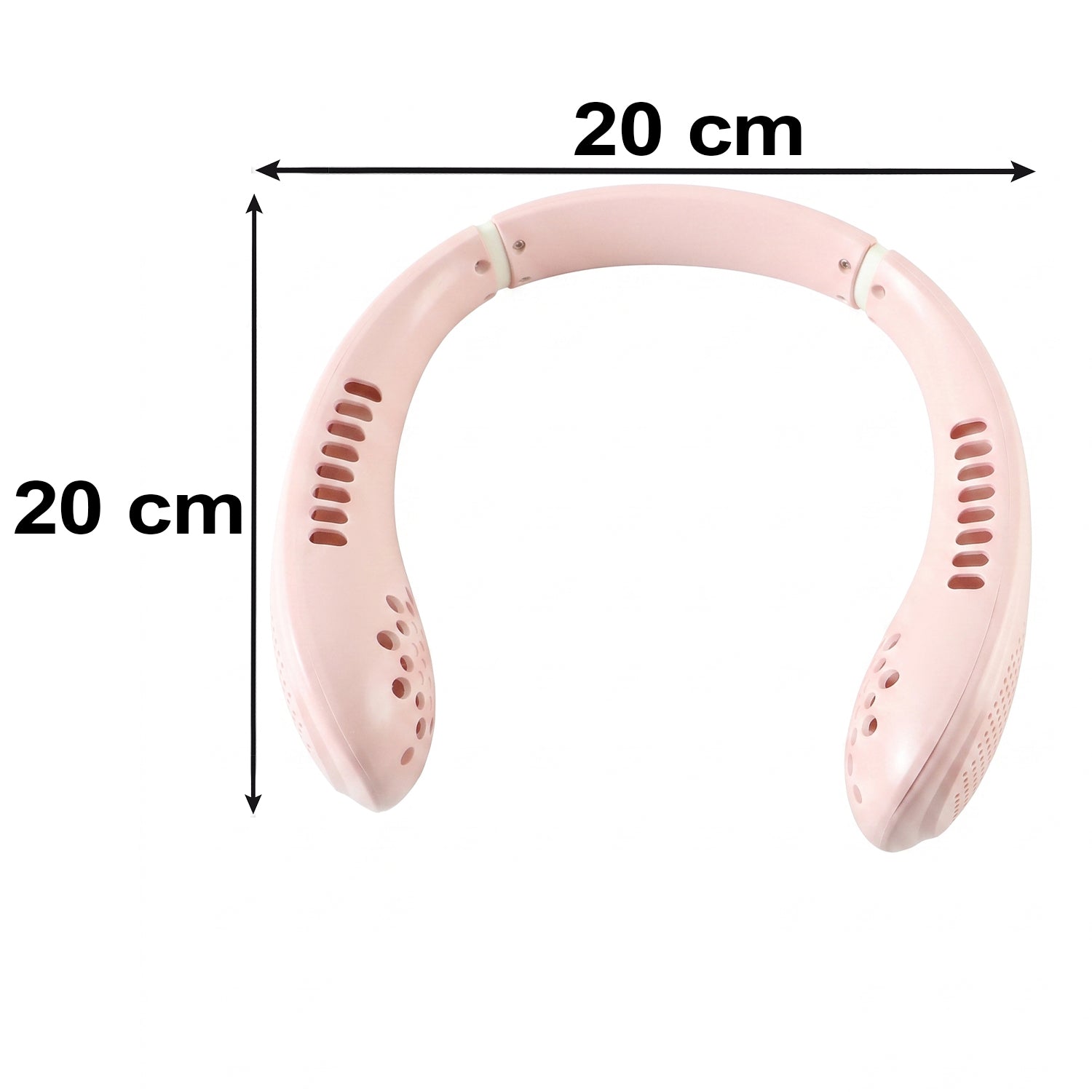 USB neck fan size details