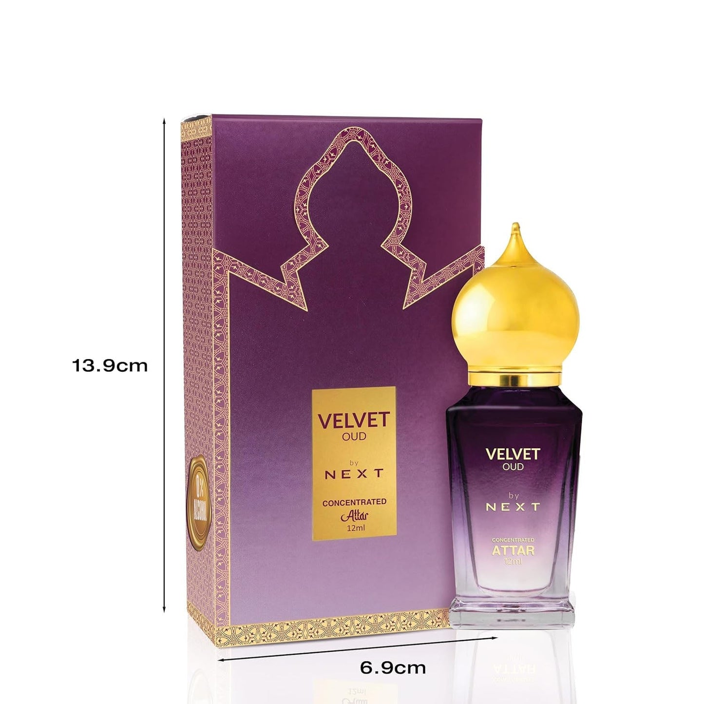 Premium Velvet Oud concentrated perfume oil in stylish bottle