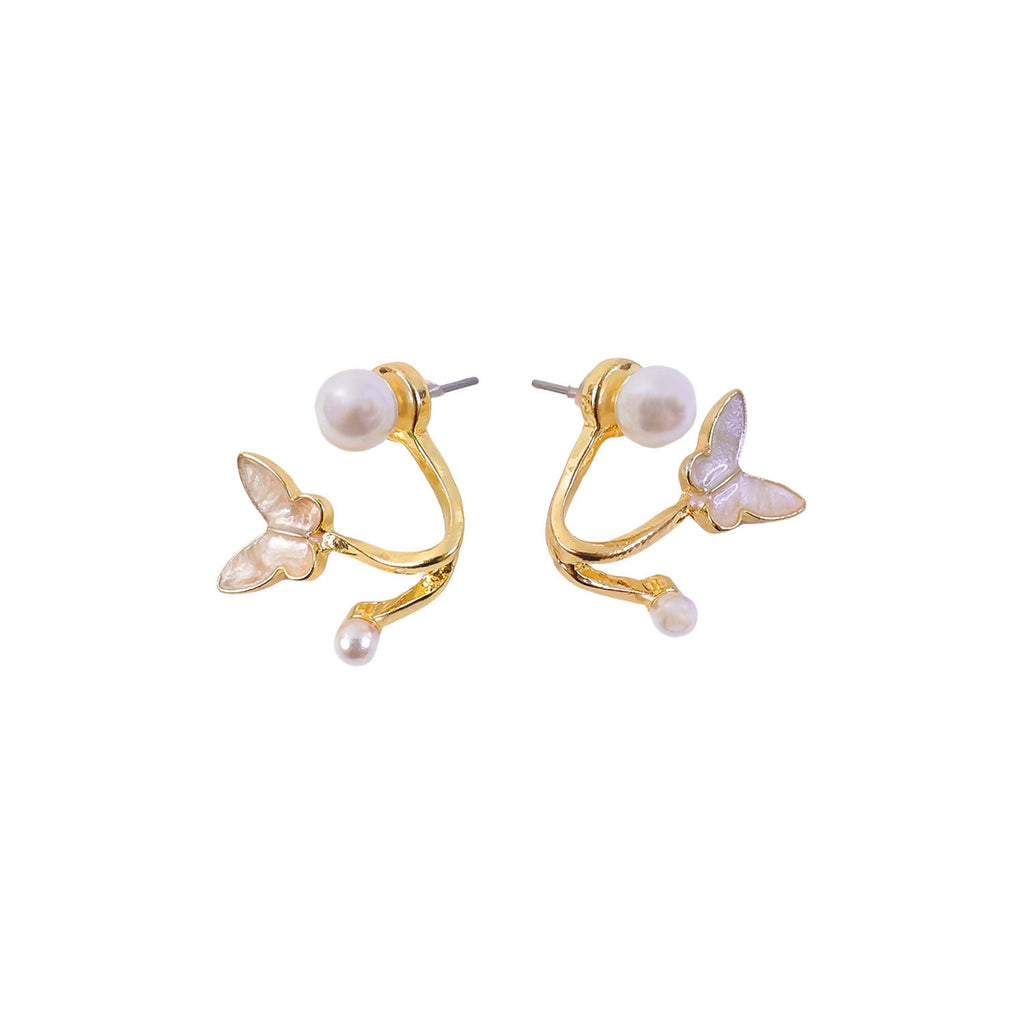 Korean Style Multi Layer Crystal Hoop Earrings for Women & Girls