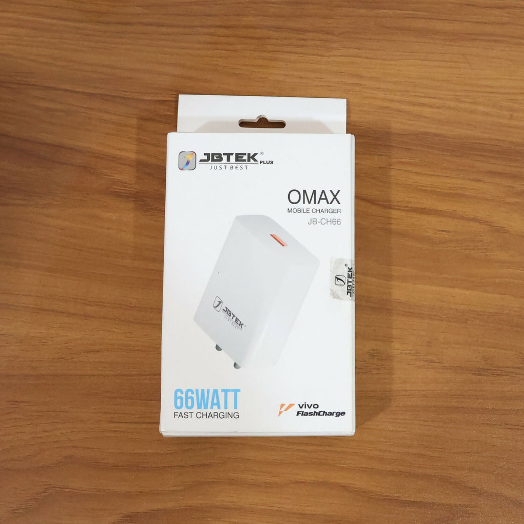 USB Fast 66W Charging Adapter with USB Output for Smartphones and Devices