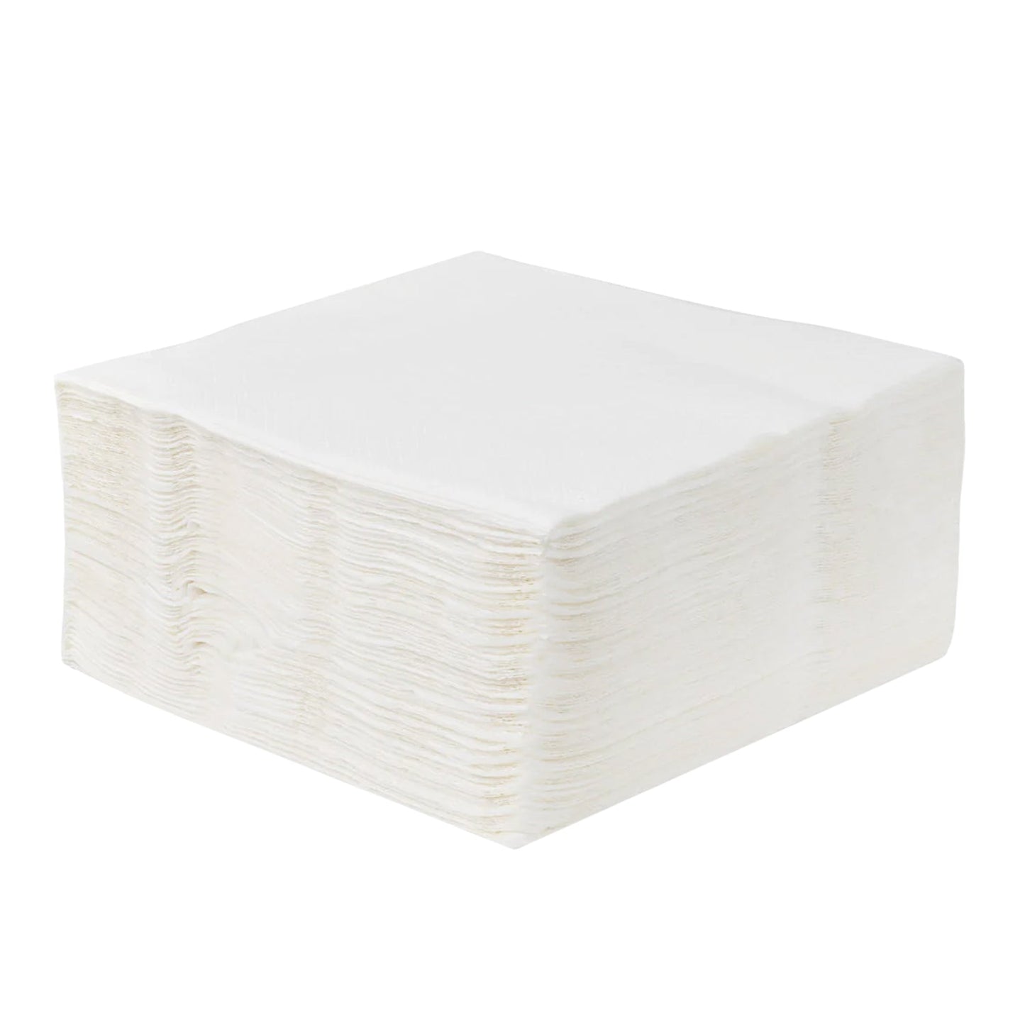 Smooth finish disposable paper napkins suitable for food handling.