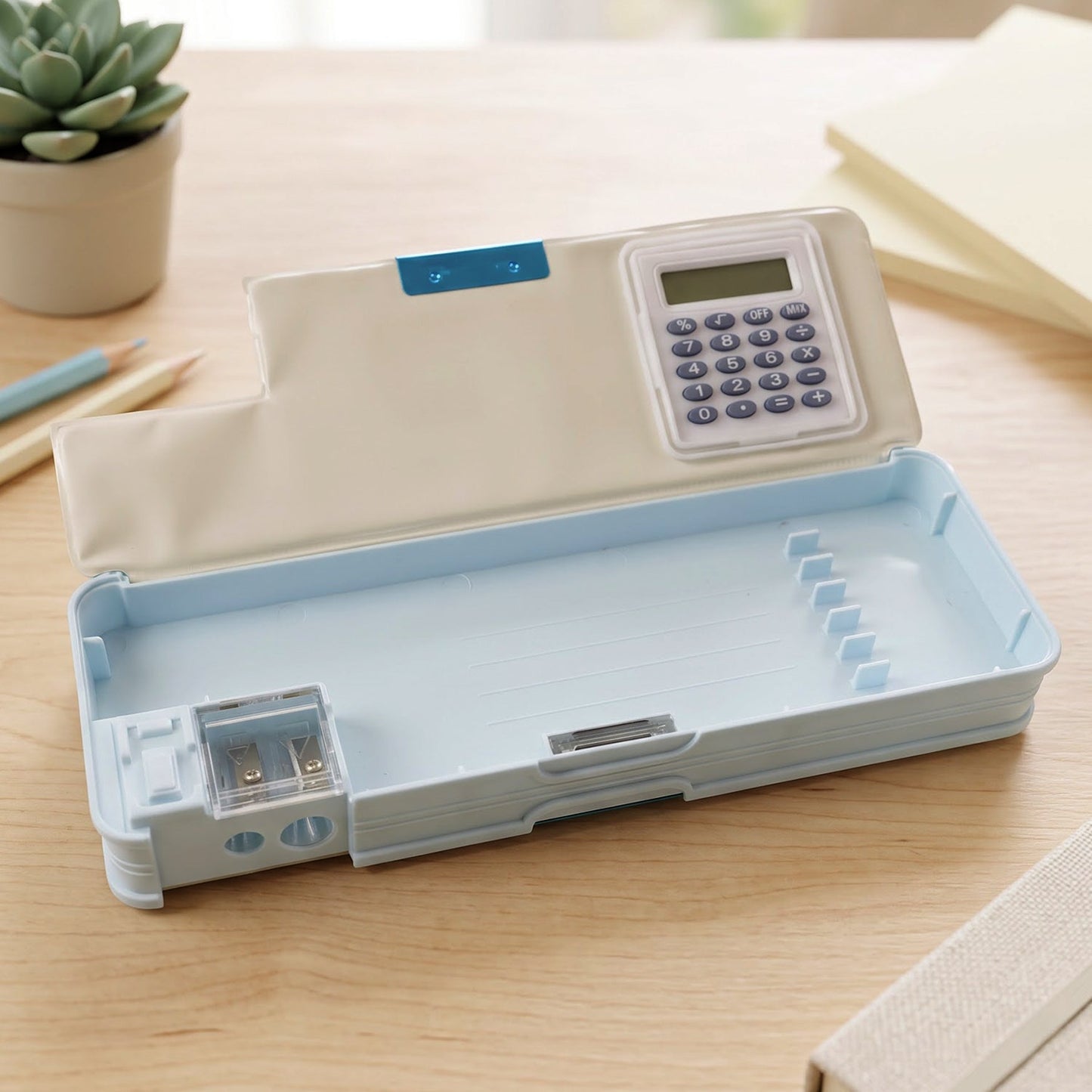 Kids Geometry Box – Multifunction Calculator & Sharpener | Writezo
