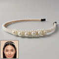 Pearl Beaded Designer Hairband for Women Stylish Headband (1 Pc)