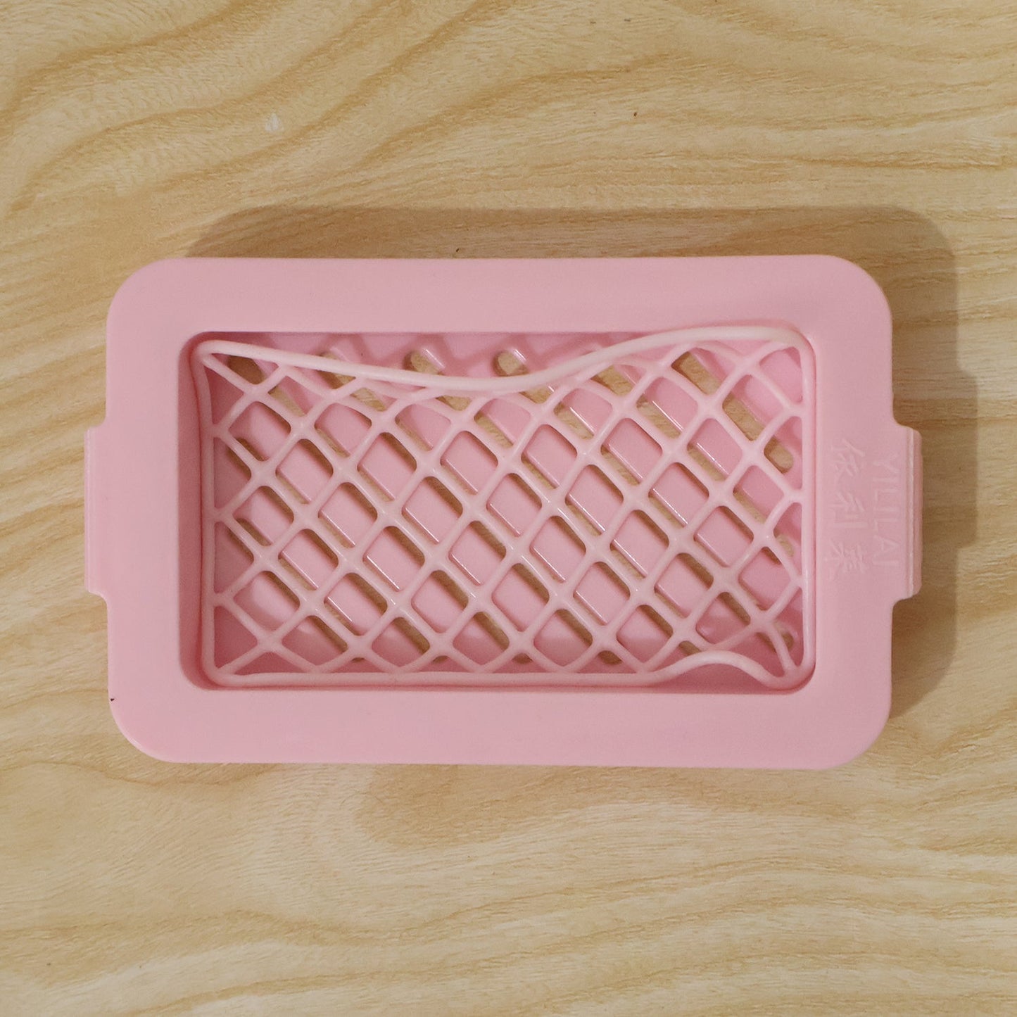 Plastic Soap Box Dish with Drain Tray for Bathroom and Kitchen (1 Pc)