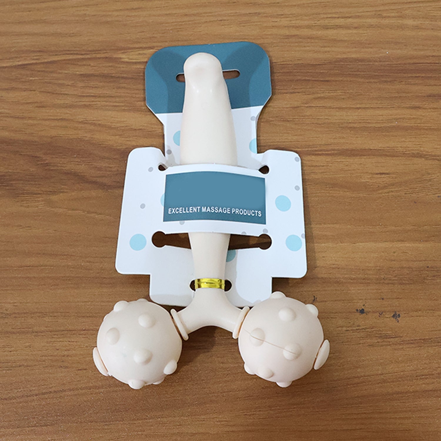Ergonomic facial and body massage roller for enhanced blood circulation