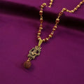 Trishul Shivling Gold Pendant & Rudraksha Mala