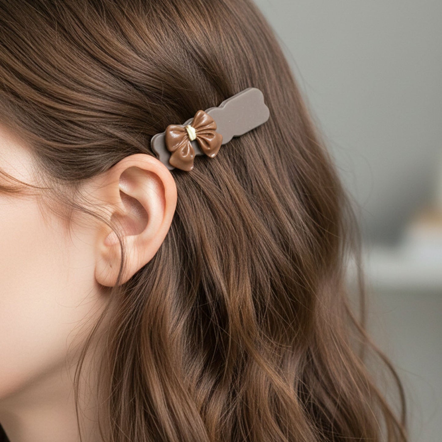 Pack of 5 elegant bow decorative hair clips for casual and daily wear