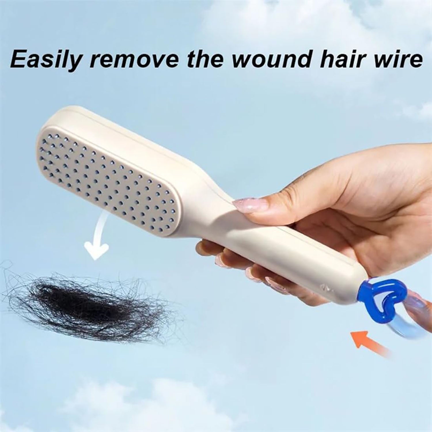 Compact massage comb for dressing table and travel