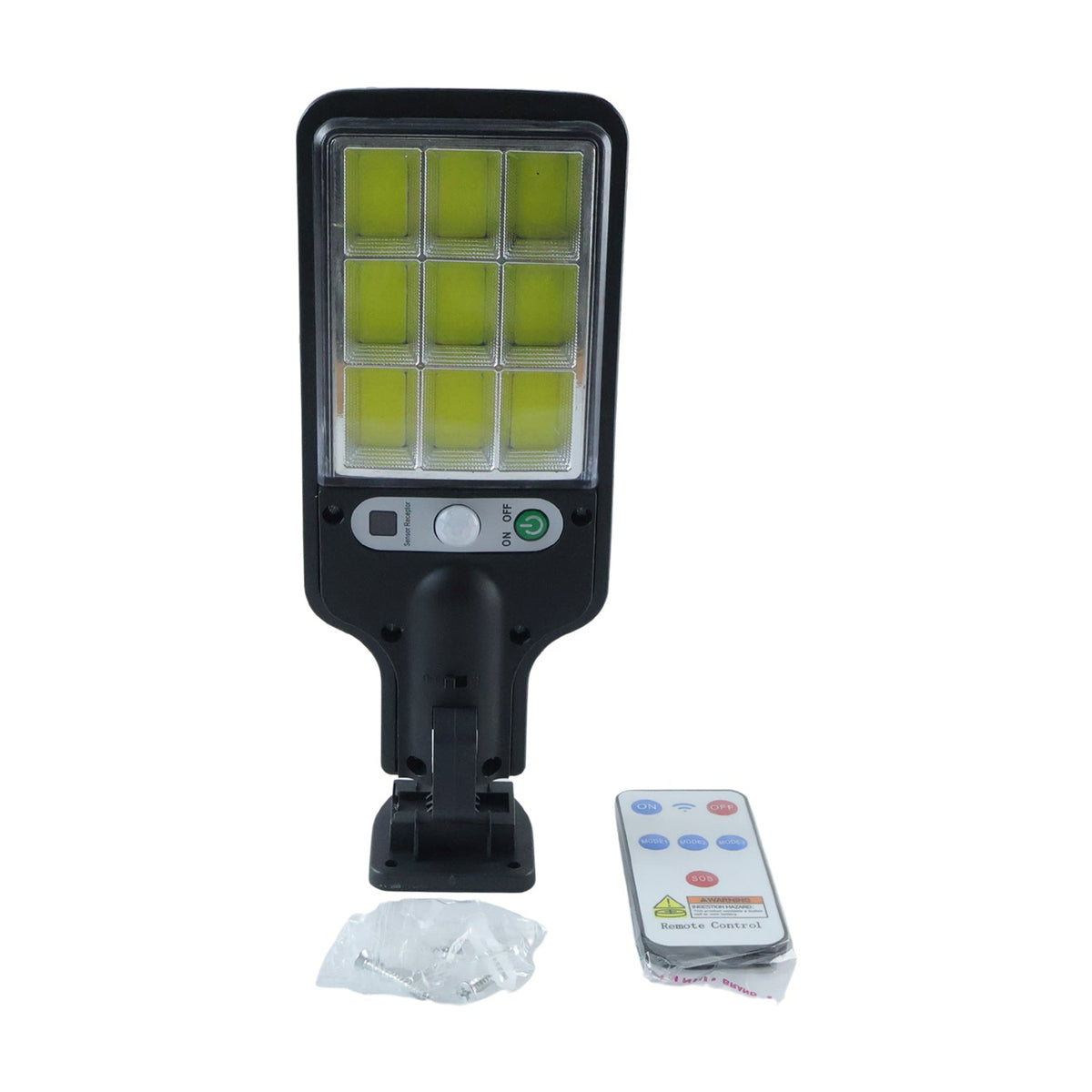 Solar LED Street Light – High Power with Motion Sensor & Remote Control