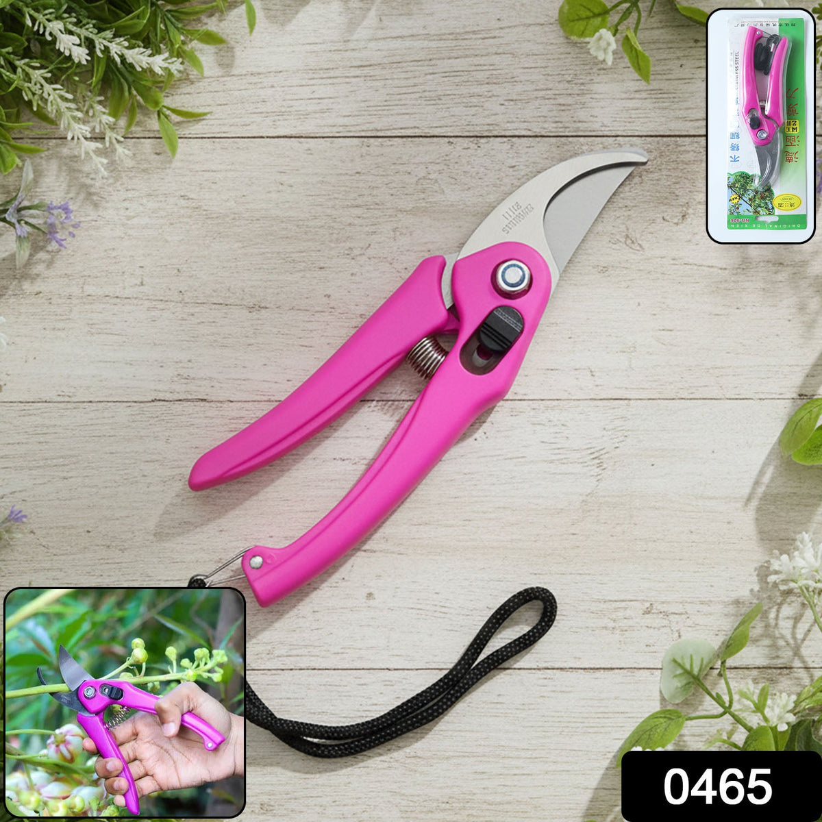 Stainless steel flower cutter shears product view