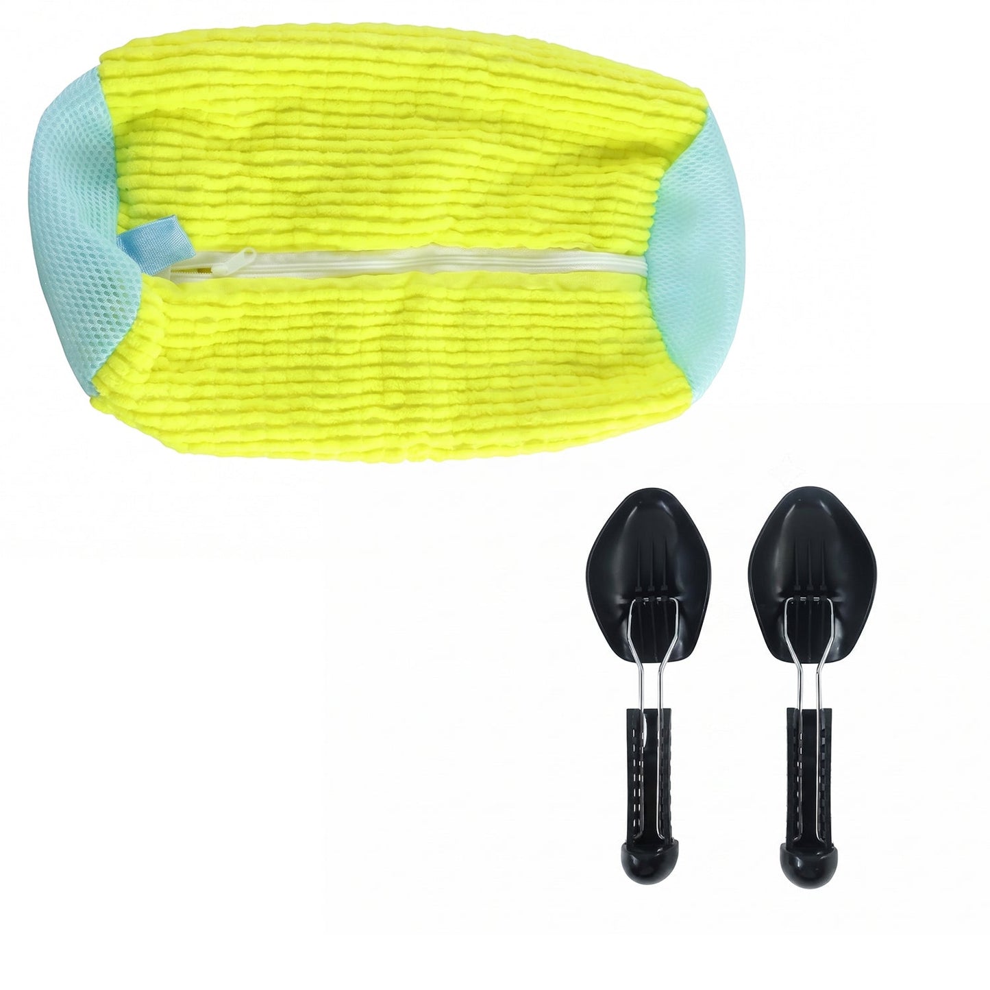 Durable zippered shoe wash bag for trainers and canvas shoes