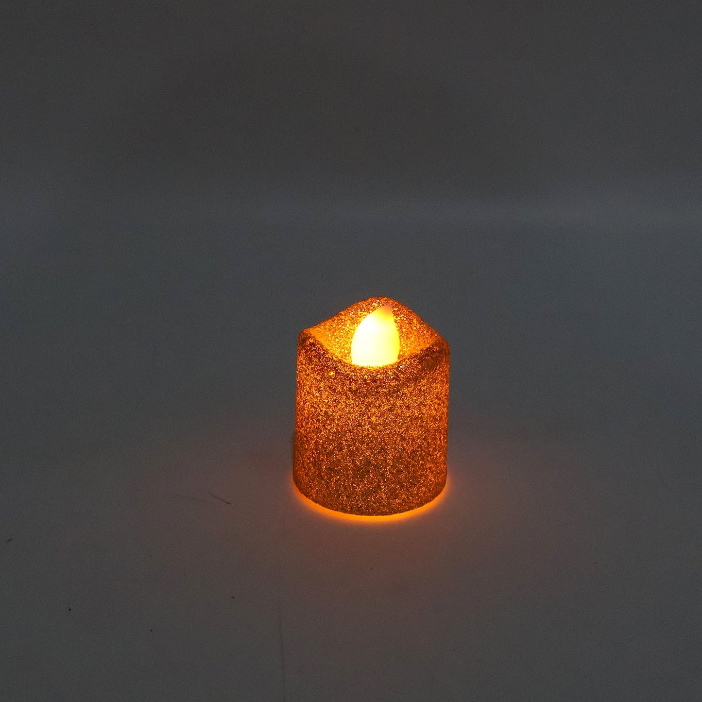 Decorative use of flameless LED tealight candles in home decor