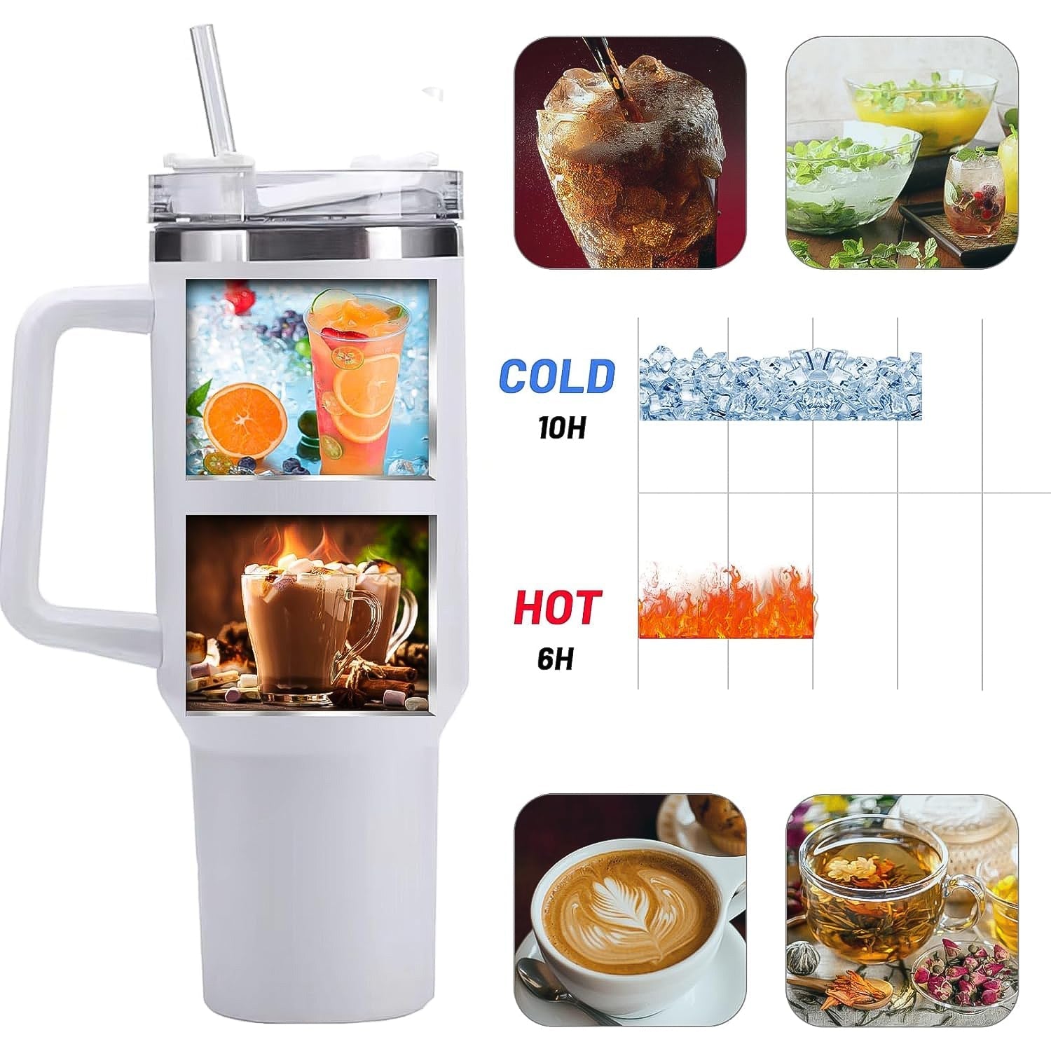 Cutomized Premium Stainless Steel Vacuum Insulated Tumbler Travel Mug   (890ML / 1 Pc)
