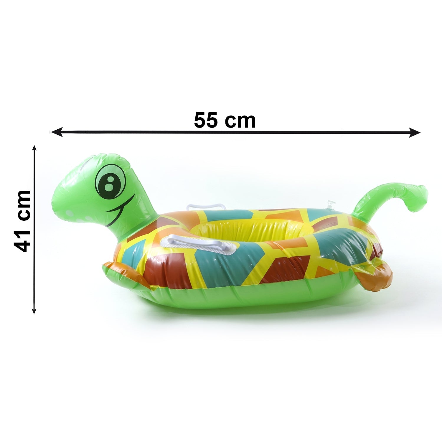 Comfortable kids pool float ring with handle