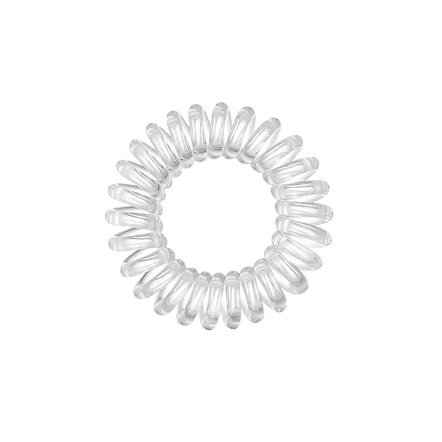 Waterproof and lightweight spiral hair ties for women