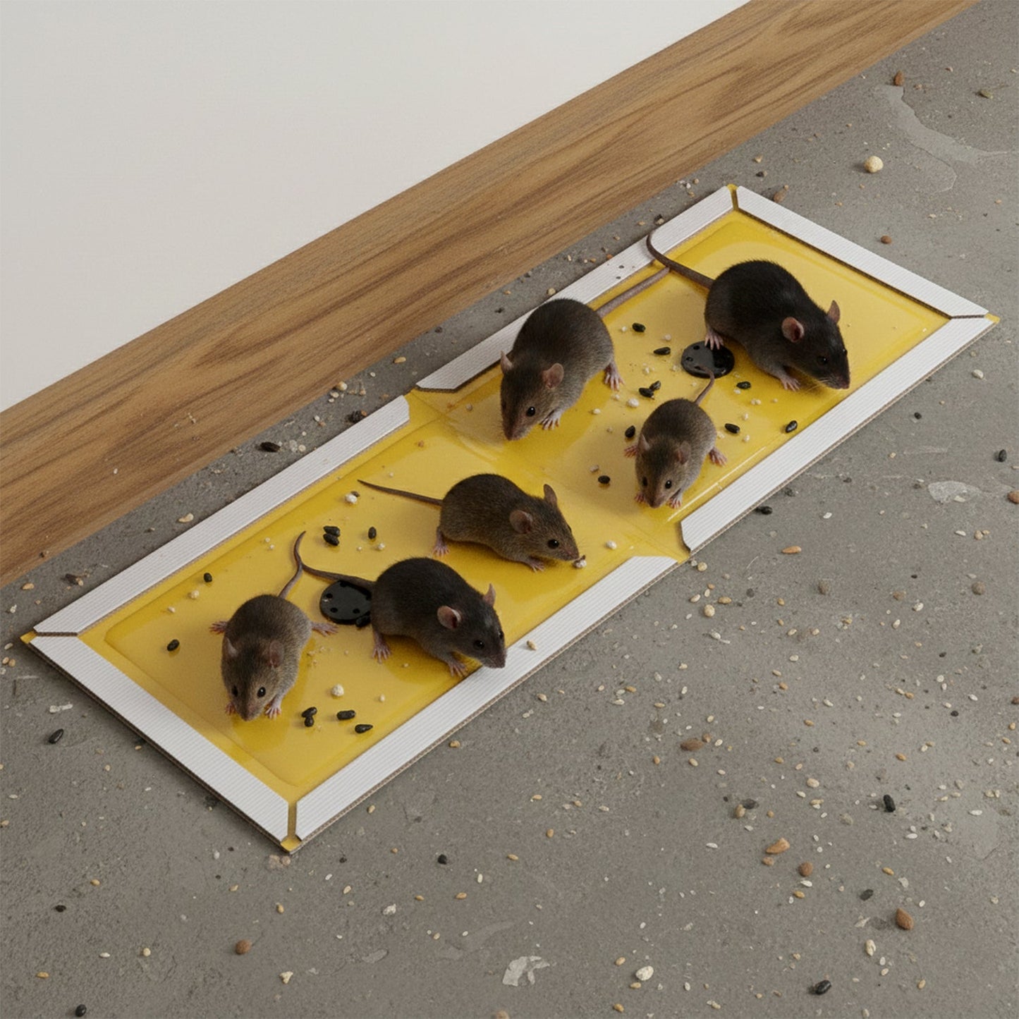 Glue trap sheets for rodent control