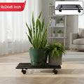 Heavy-Duty Rolling Metal Plant Stand – Mobile Garden Display Trolley