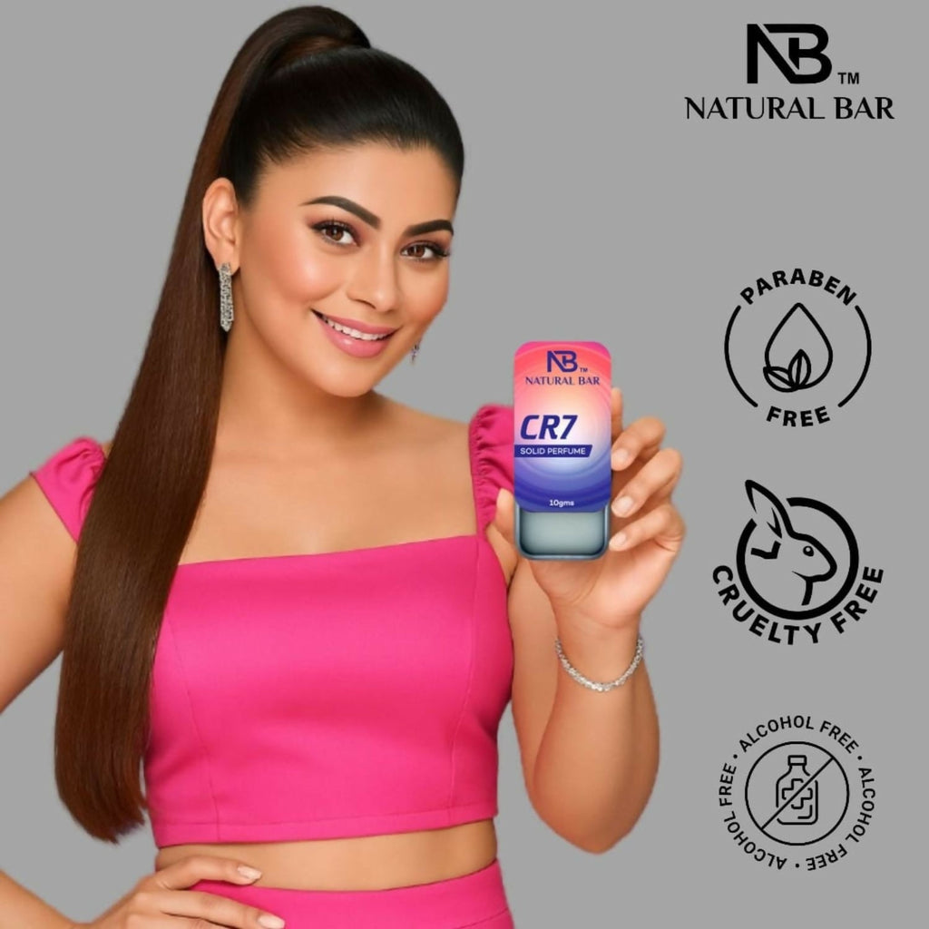 Cr7 Solid Perfume, Alcohol Free Long Lasting Fragrance for Male and Female (10gms)